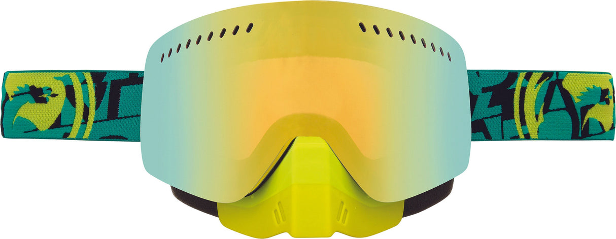 DRAGON Nfxs Snow Goggle Cast W/Gold Smoke Lens 722-1907