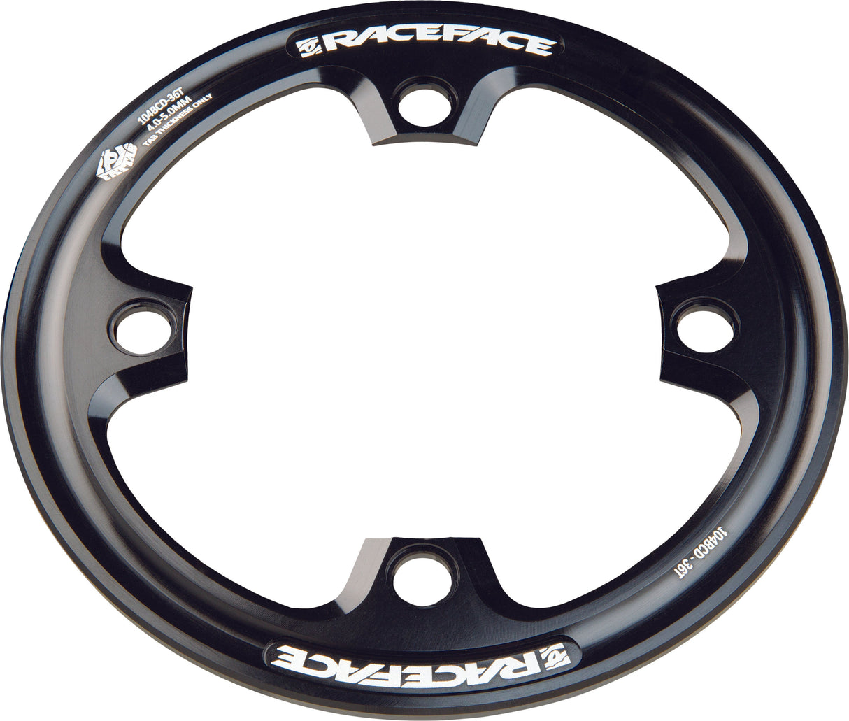 RACE FACE Light Bash Guard Fat Tab Black 36t RRBFT36BLK