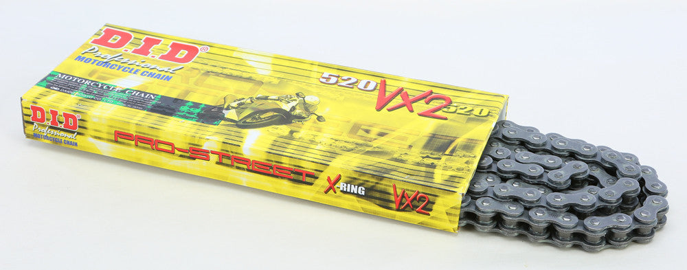 D.I.D Pro-Street 520vx2-110 X-Ring Chain 520VX2X110FB