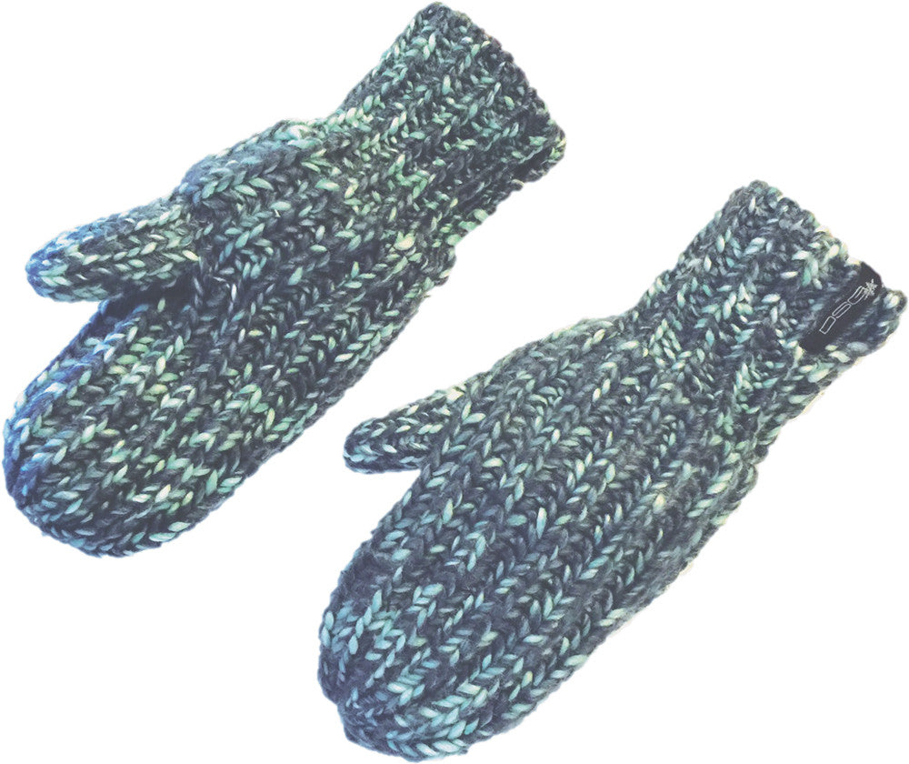 DSG Mitten (Marled Blue) One Size 35584