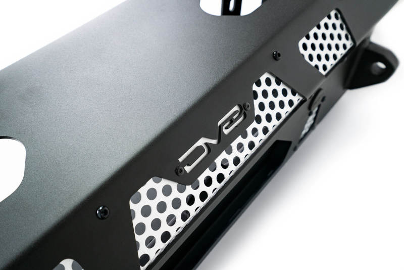 DV8 Offroad 2021+ Ford Bronco Front Bumper Winch Capable w/ Optional Bull Bar/Aux Light Opening FBBR-01