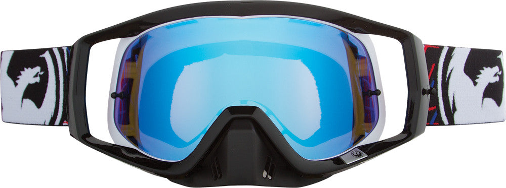 DRAGON Vendetta Goggle Overlap W/Blue Steel Lens 722-1716