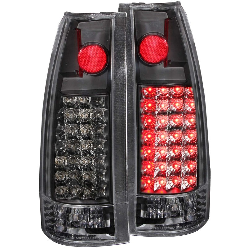 ANZO 1999-2000 Cadillac Escalade LED Taillights Black 311006