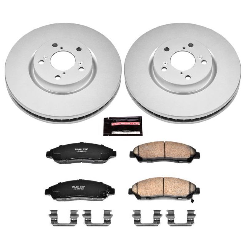 Power Stop 07-13 Acura MDX Front Z17 Evolution Geomet Coated Brake Kit CRK5370
