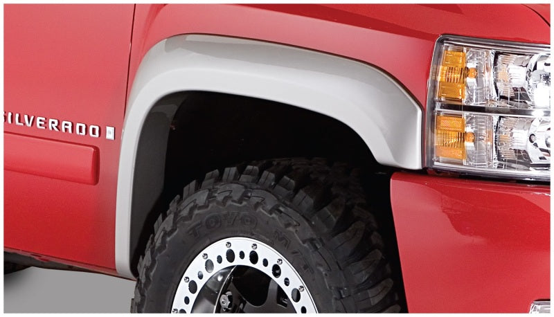 Bushwacker 07-14 Chevy Silverado 2500 HD Fleetside Extend-A-Fender Style Flares 4pc - Black 40938-02