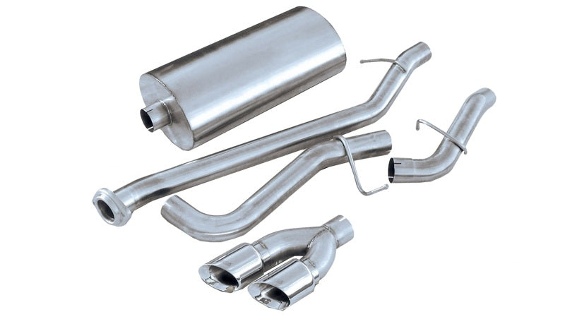 Corsa 02-07 Chevrolet Silverado Reg. Cab/Short Bed 1500 4.8L V8 Polished Touring Cat-Back Exhaust 14260