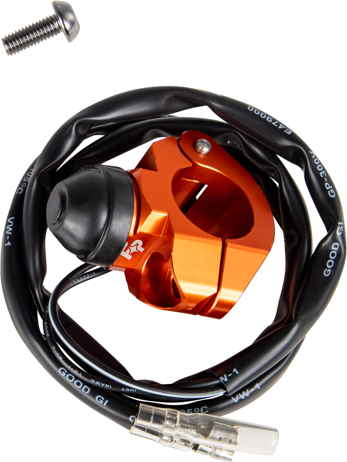 FIRE POWER Kill Switch Single Bolt Clamp Orange KS-02 ORANGE