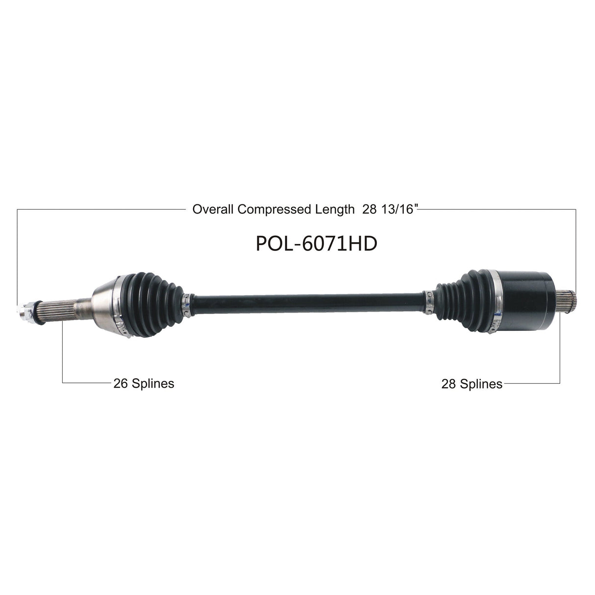 OPEN TRAILHd 2.0 Axle RearPOL-6071HD