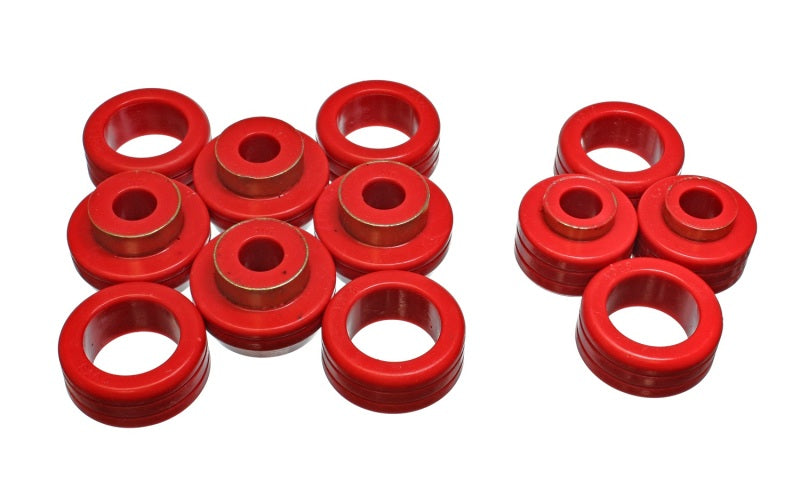Energy Suspension 87-96 Dodge Dakota 2WD Red Body (Cab) Mount Set 5.4106R