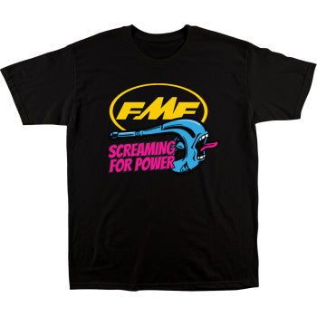 FMF Youth Screaming T-Shirt - Black - Medium 12216