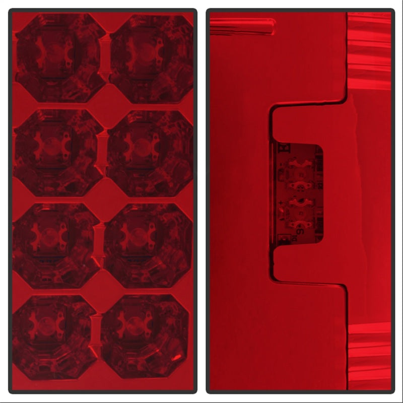 Spyder Ford F150 side 97-03/F250/350 Duty 99-07 LED Tail Lights Red Clear ALT-YD-FF15097-LED-RC 5003485