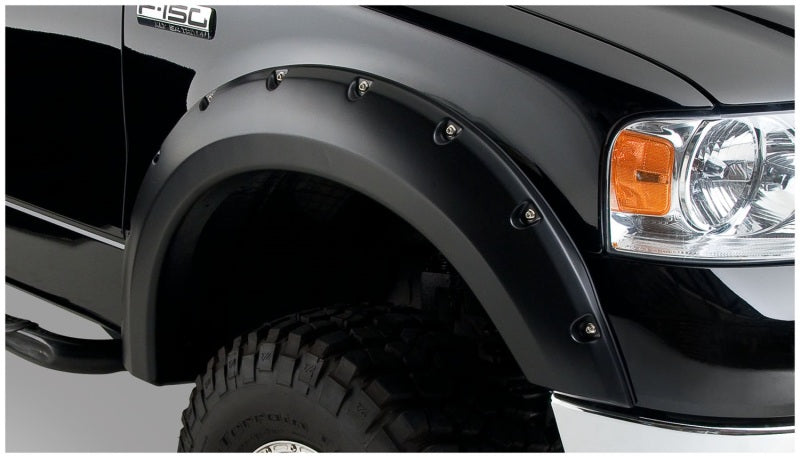 Bushwacker 04-08 Ford F-150 Styleside Pocket Style Flares 4pc 66.0/78.0/96.0in Bed - Black 20916-02