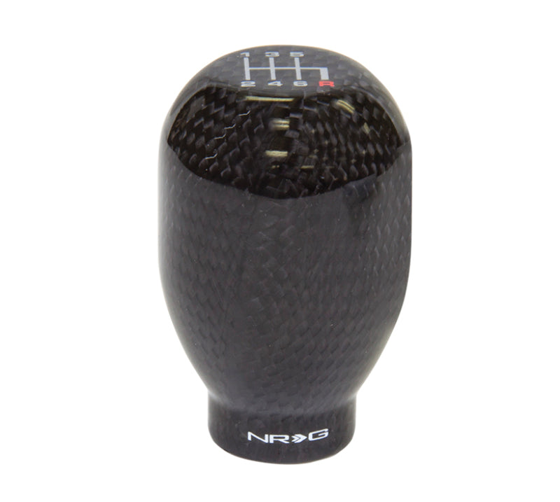 NRG Universal Shift Knob 42mm - Heavy Weight 480G / 1.1Lbs. - Black Carbon Fiber (6 Speed) SK-100BC-1-W