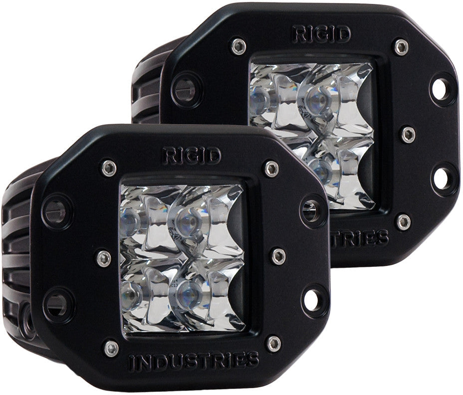 RIGID Dually Lights Flush Mount Spot (Amber) 21222