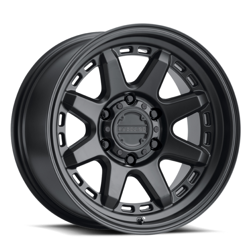 Raceline 947B Scout 15x8in / 5x114.3 BP / -24mm Offset / 78.1mm Bore - Satin Black Wheel 947B-58012-24