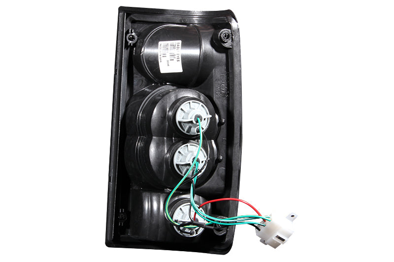 ANZO 1989-1995 Toyota Pickup Taillights Black 211132