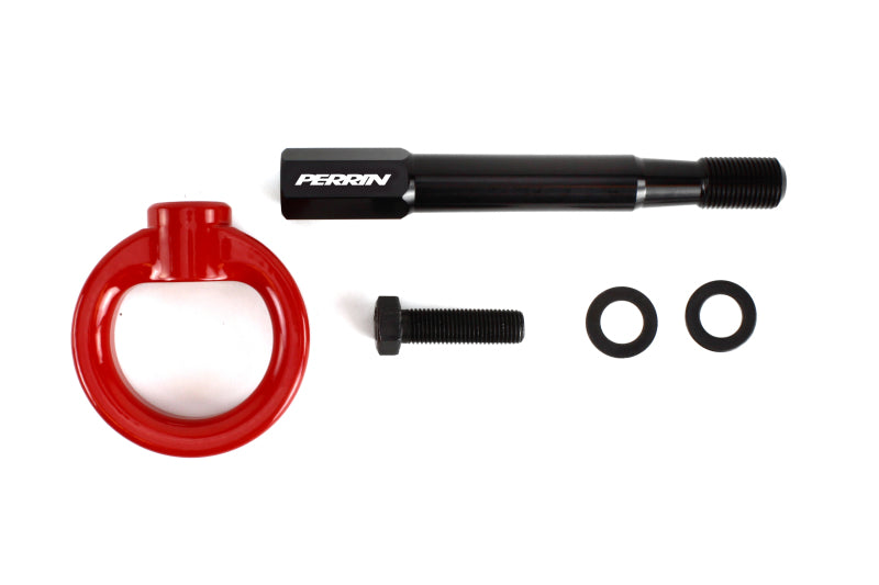 Perrin 18-21 WRX/STI / 13-20 BRZ / 17-20 Toyota 86 Front Tow Hook Kit - Red PSP-BDY-235RD