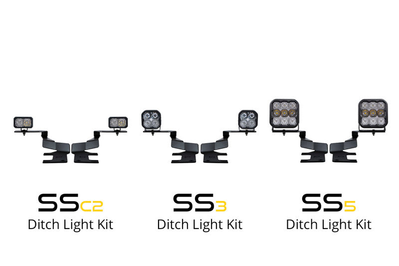 Diode Dynamics 17-22 Ford Super Duty Stage Series Backlit Ditch Light Kit DD7559