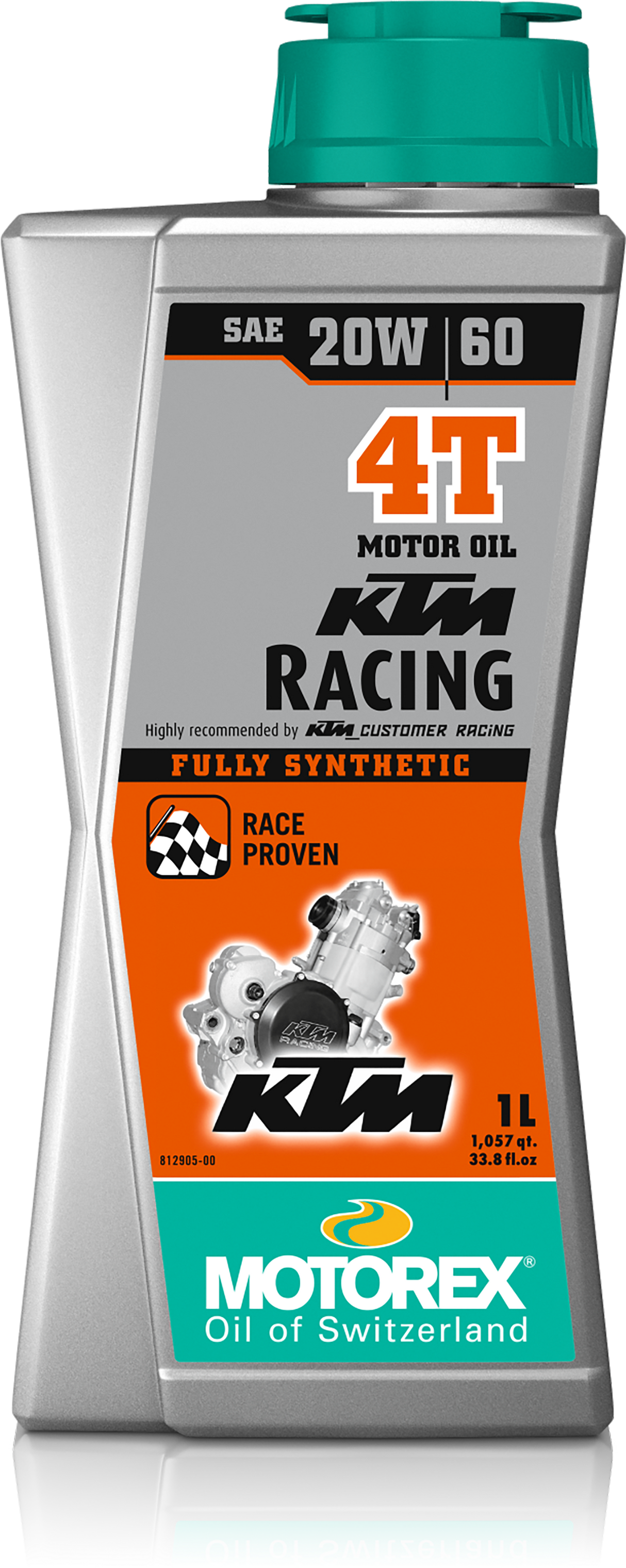 MOTOREXKtm Racing 4t 20w60 1lt 10/Case198471