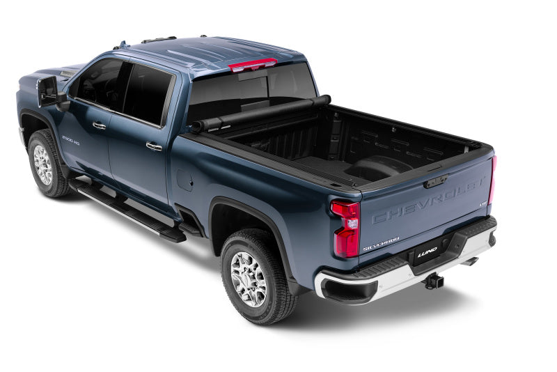 Lund 07-17 Chevy Silverado 1500 (5.5ft. Bed) Genesis Elite Roll Up Tonneau Cover - Black 96892