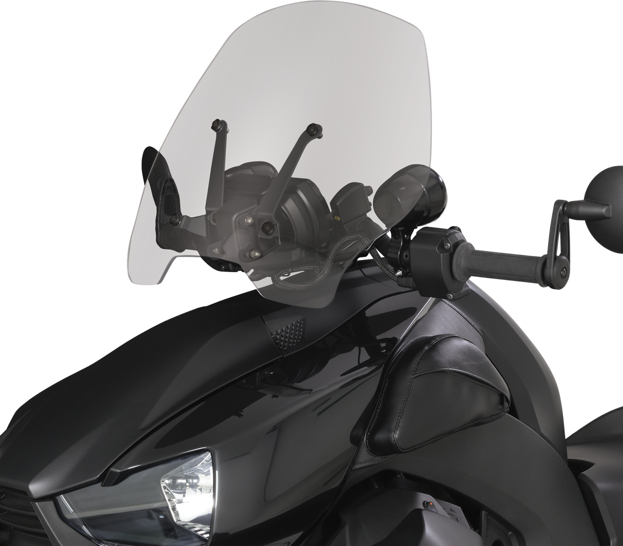 SHOW CHROME (new) Windscreen Adjustable Smoke Can 20-402