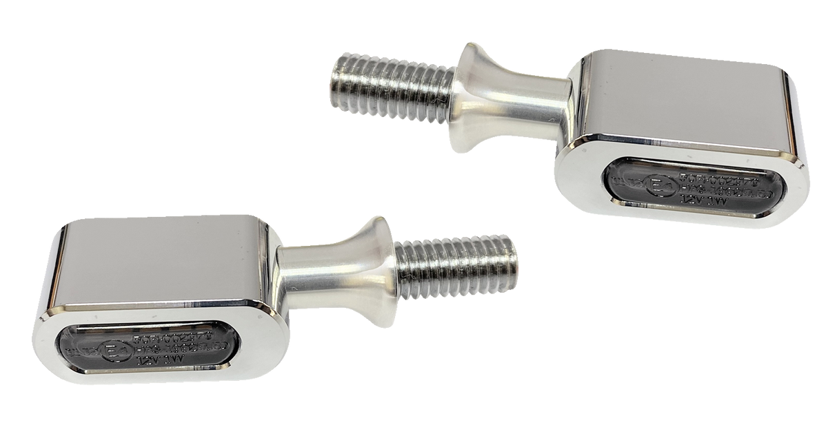 DRAG SPECIALTIES Luz marcadora - Humo/Ámbar - Cromo L22-6042CME