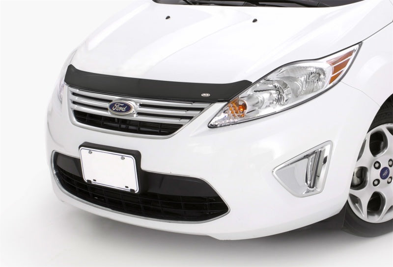 AVS 12-13 Ford Fiesta Aeroskin Low Profile Acrylic Hood Shield - Smoke 320042