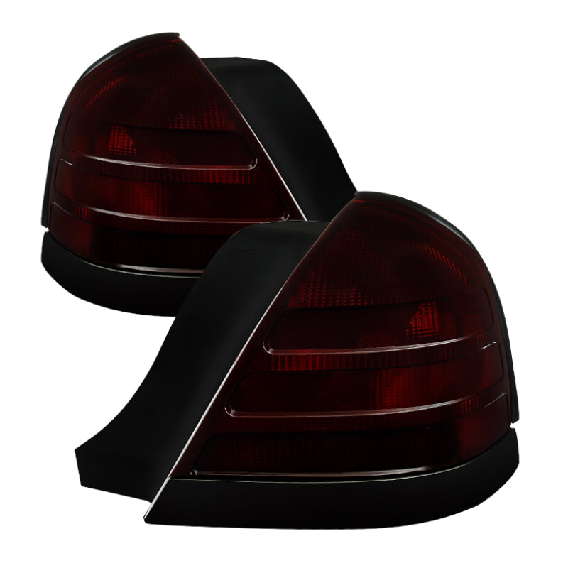 Xtune Ford Crown Victoria 1999-2011 OEM Style Tail Light Red Smoked ALT-JH-FCV98-OE-RSM 9034046