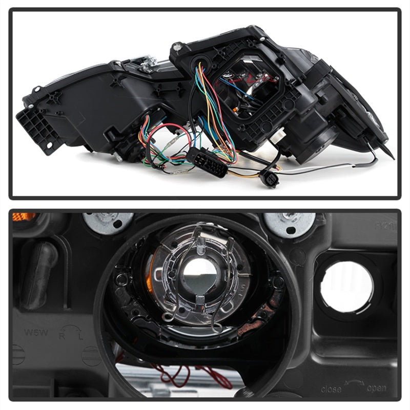 Spyder Lexus GS 300 / 350 / 450 06-11 Headlights - HID Model Only - Black PRO-YD-LG06-HID-DRL-BK 5082800