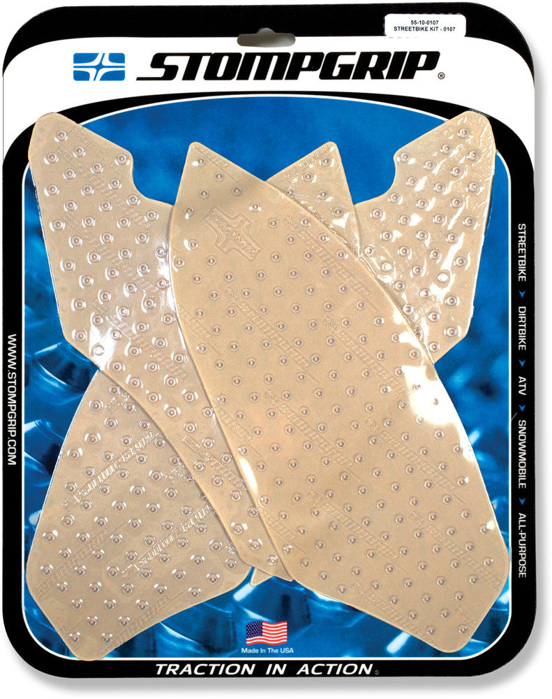 STOMPGRIP Tank Pad Kit Volcano Clear 55-10-0107C