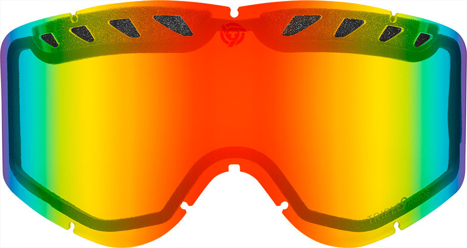 TRIPLE 9 Saint Goggle Lens Fire Mirror/Bronze SKG-27 LENS FIRE/BRZ