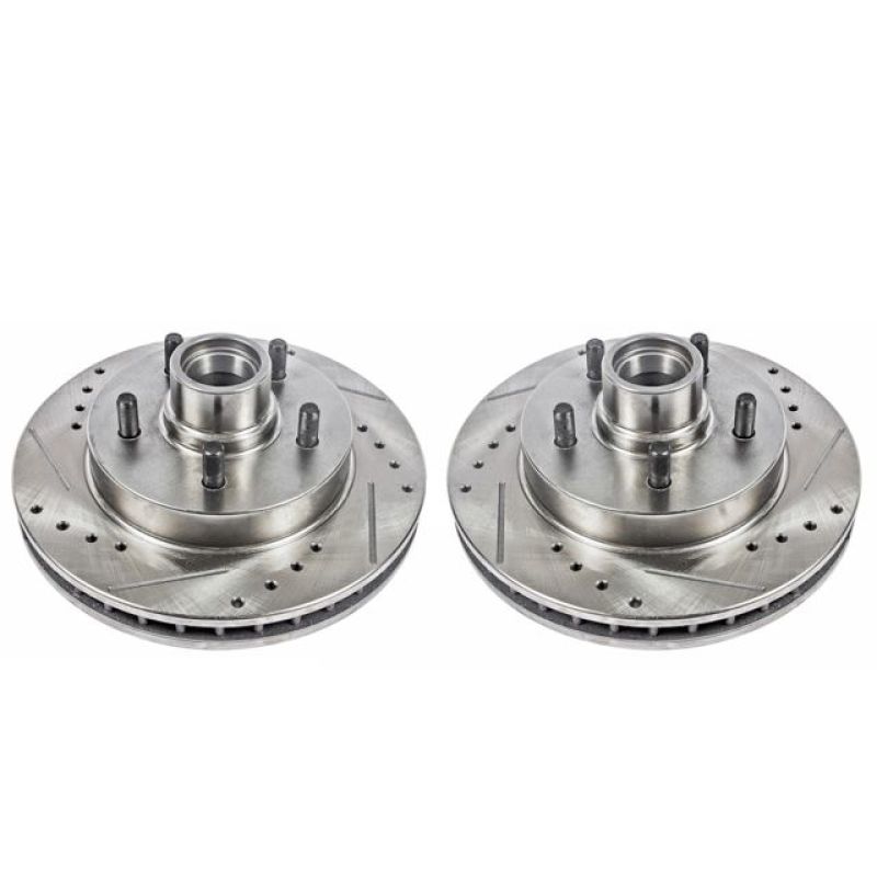 Power Stop 95-99 Chevrolet C1500 Front Evolution Drilled & Slotted Rotors - Pair AR8625XPR