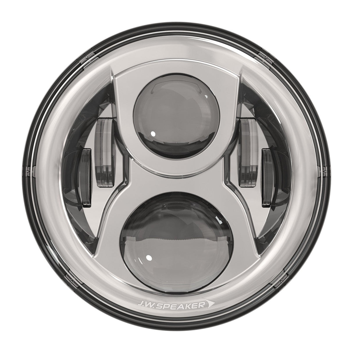 JW SPEAKER8700 Ev2-S Headlamp 7" Chr Bezel W/Mount Ring554991