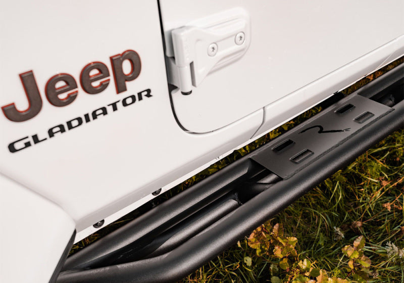 Rampage 20-22 Jeep Gladiator SRS Sidebar Rock Crawler Steps - Black 88736