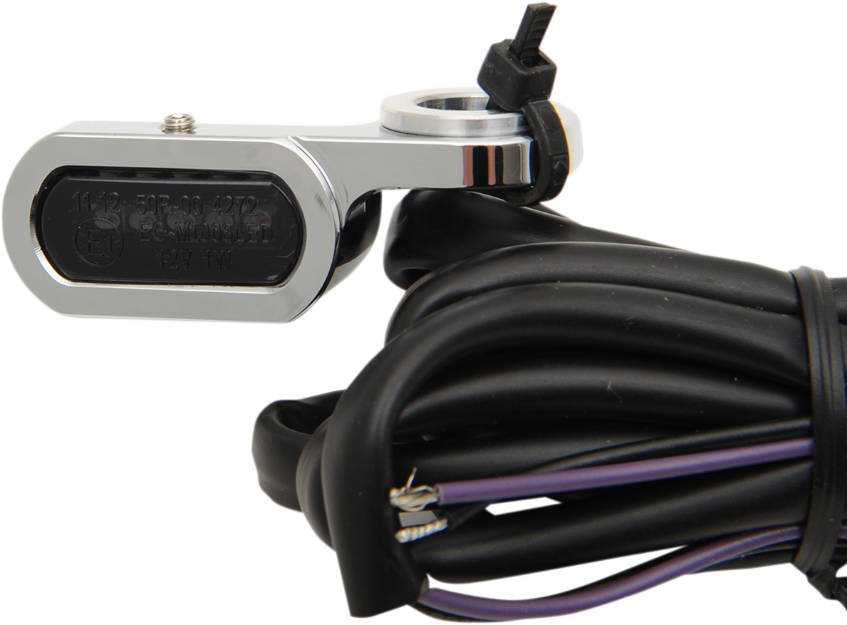 DRAG SPECIALTIES Luces de marcador LED para manillar - Embrague hidráulico - Cromo/Ahumado L22-0229CMENU