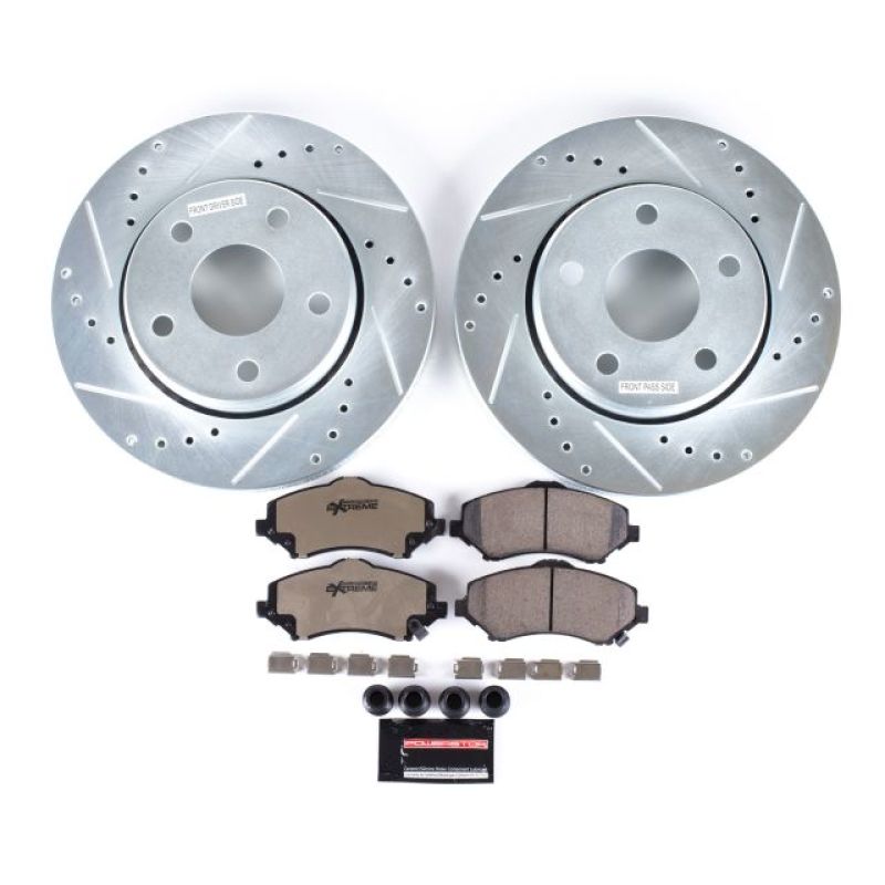 Power Stop 07-17 Jeep Wrangler Front Z36 Truck & Tow Brake Kit K3097-36