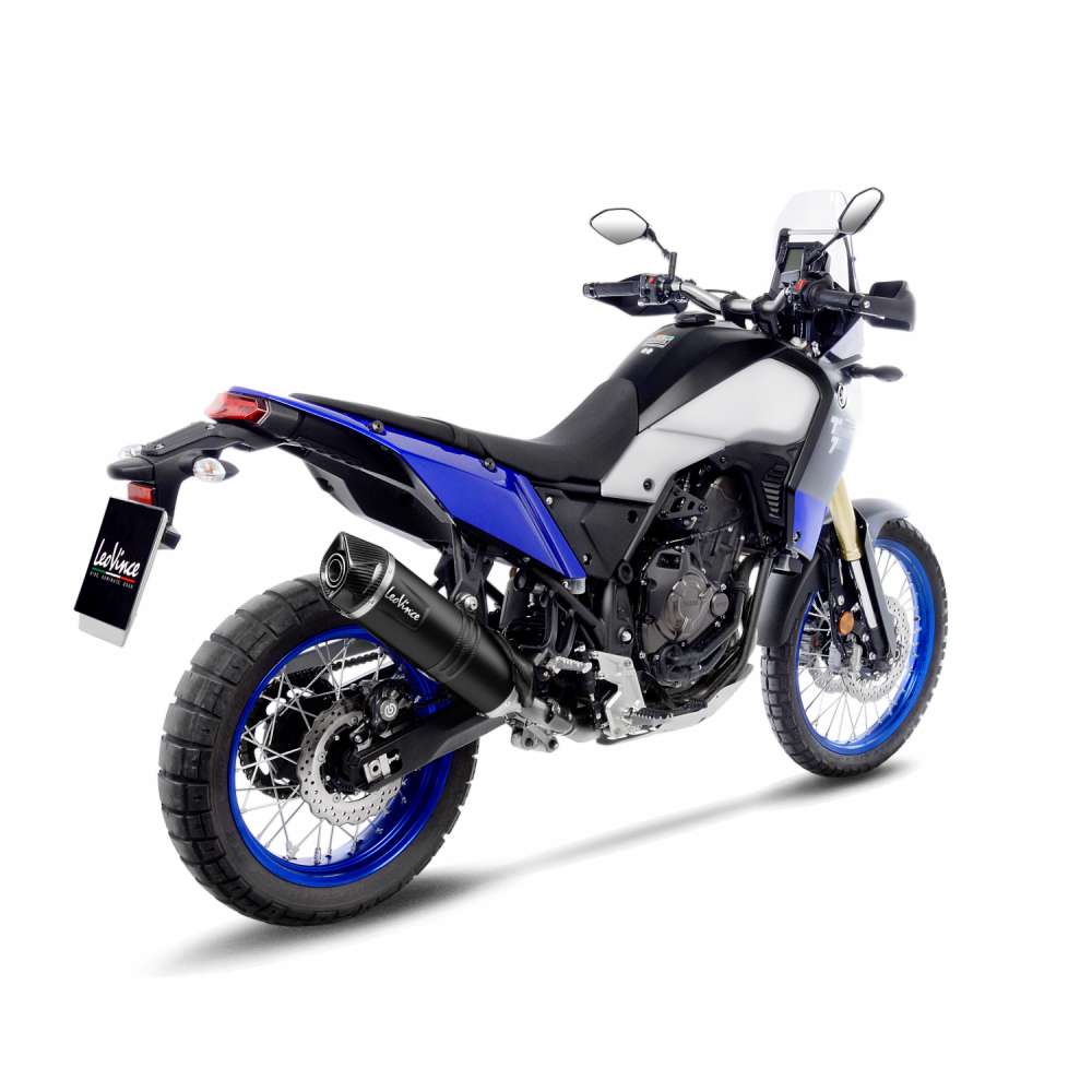 LEOVINCE LV One EVO Slip-On Muffler - Black XTZ07 Tenere 700 2021-2025 14330EBU 1811-3939
