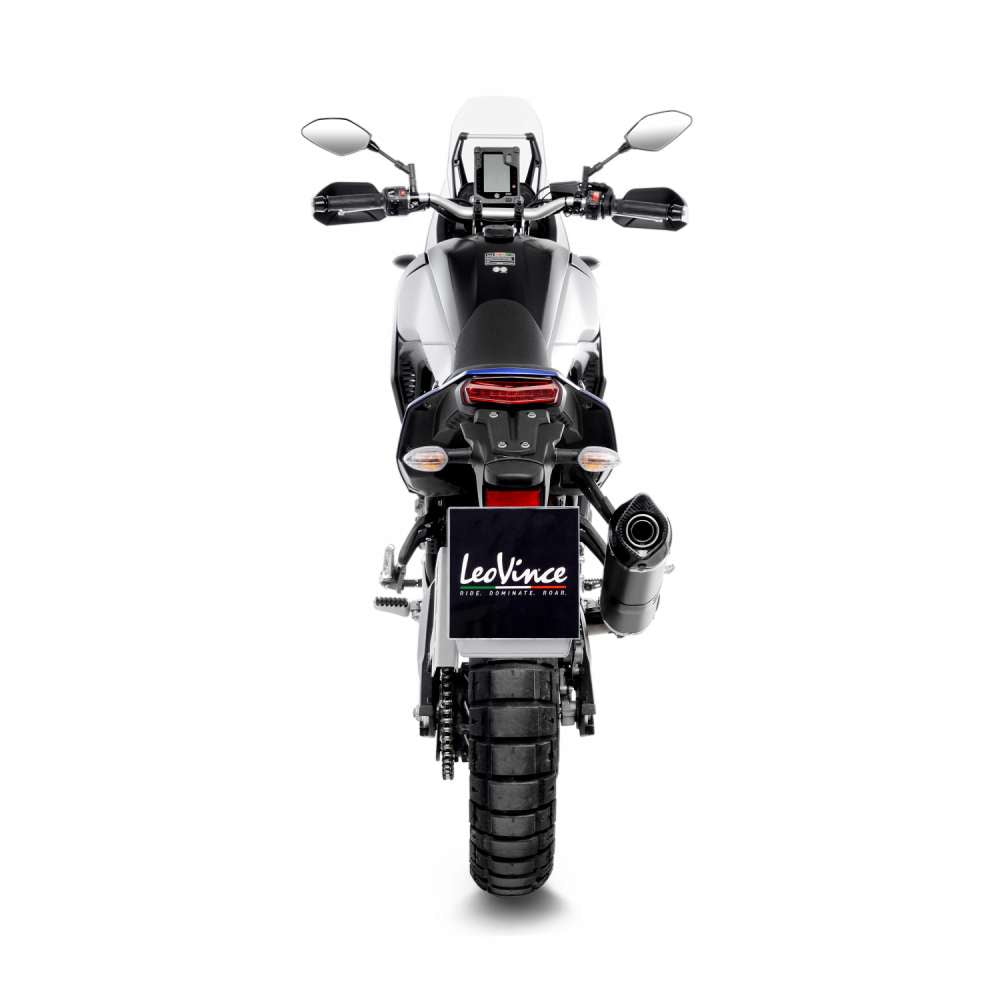 LEOVINCE LV One EVO Slip-On Muffler - Black XTZ07 Tenere 700 2021-2025 14330EBU 1811-3939