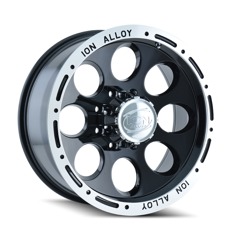 ION Type 174 15x8 / 5x114.3 BP / -27mm Offset / 83.82mm Hub Black/Machined Wheel 174-5865B