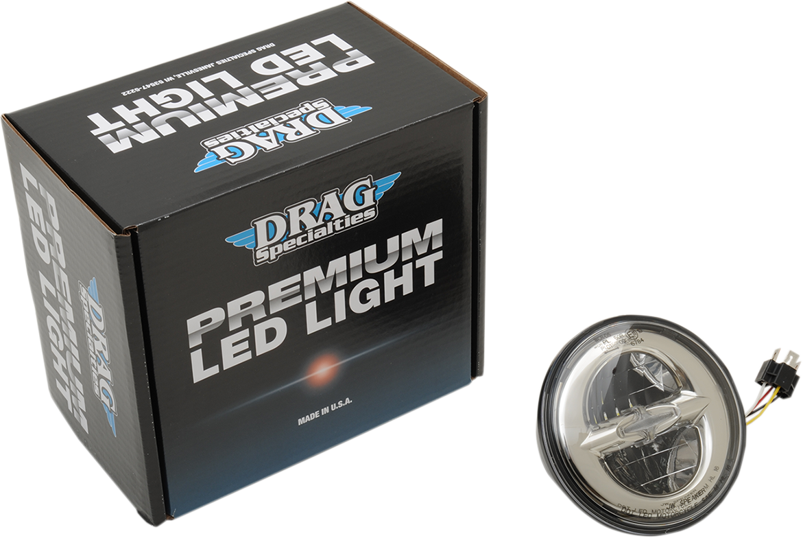 DRAG SPECIALTIES Faro LED estilo reflector de 5,75" - Cromado 553014