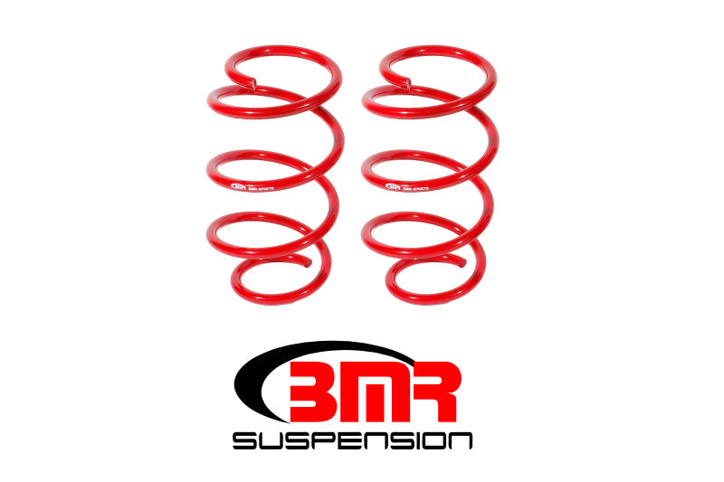 BMR 15-17 S550 Mustang Front Drag Version Lowering Springs - Red SP087R