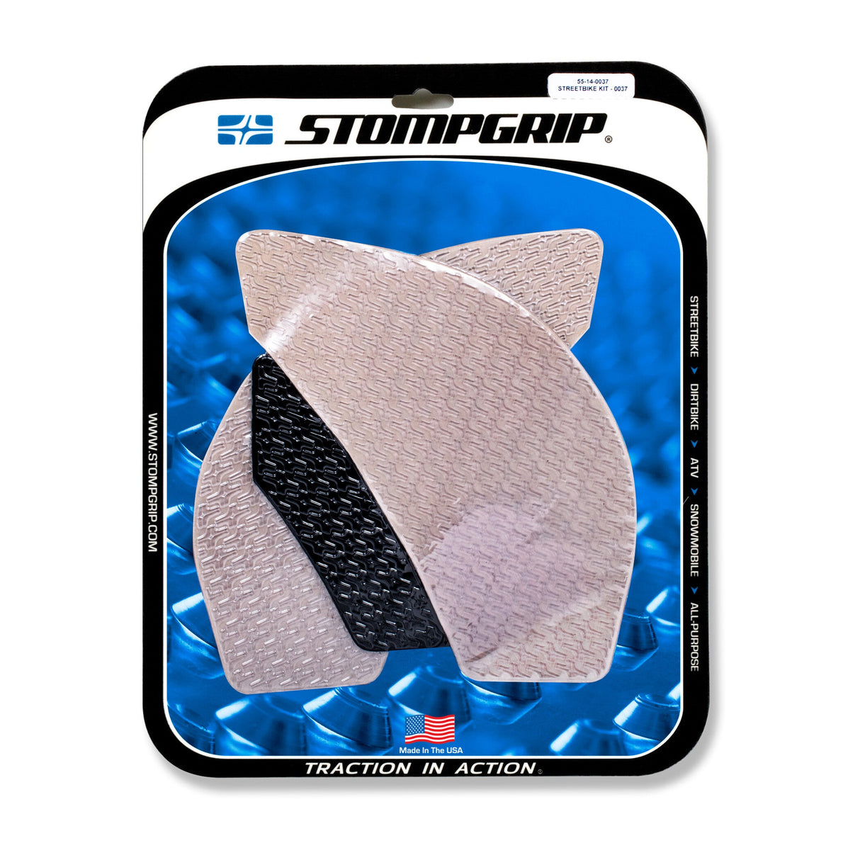 STOMPGRIP Tank Pad Kit Icon Clear 55-14-0037H