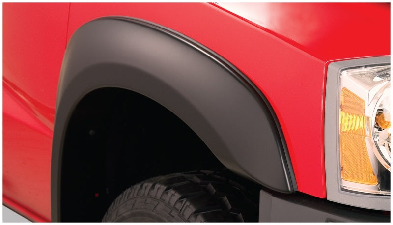 Bushwacker 05-10 Dodge Dakota Crew Cab Fleetside Extend-A-Fender Style Flares 4pc 64.9in Bed - Black 51908-02