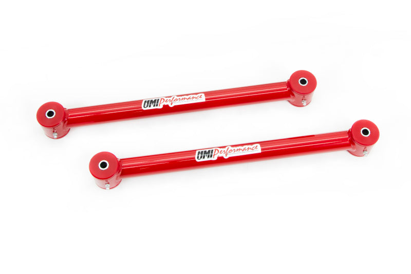 UMI Performance 82-02 GM F-Body Tubular Non-Adjustable Lower Control Arms - Red 2015-R