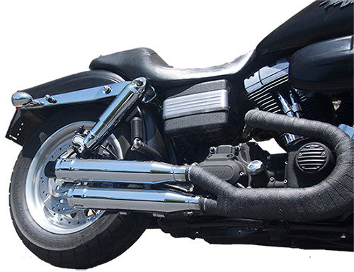 FIREBRAND-OLD Loose Cannons Chrome 3" Fxdf 08-11/Fxdwg 10-11 13-1003OLD