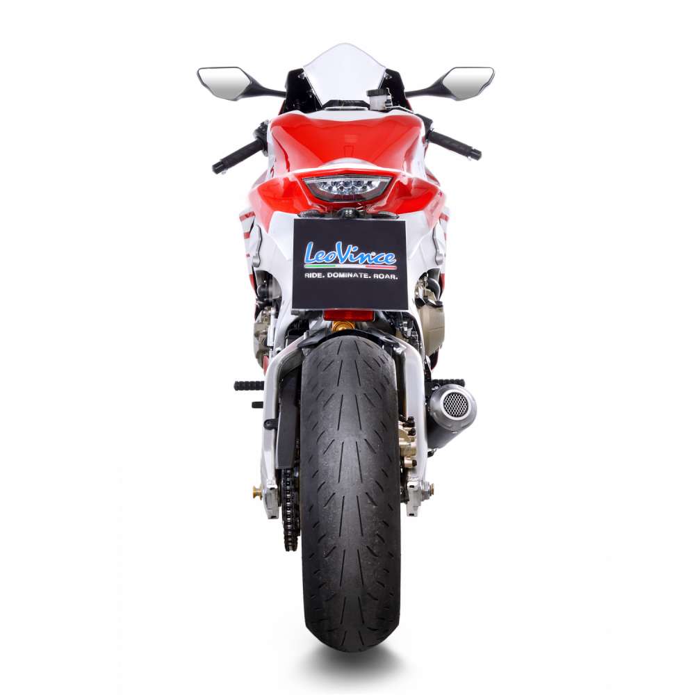 LEOVINCE LV-10 Black Edition Muffler - CBR1000RR 2017-2022 15207BU 1811-3490