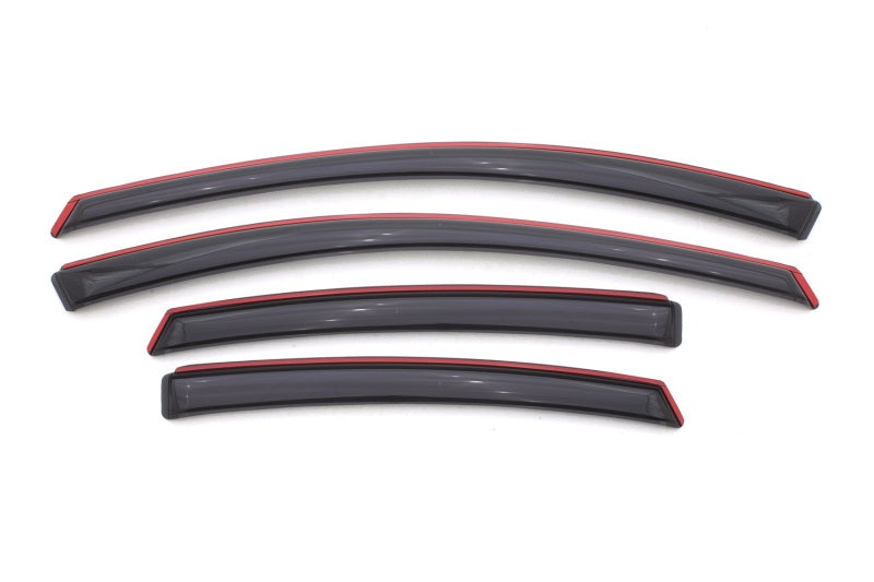 AVS 13-16 Dodge Dart Ventvisor In-Channel Front & Rear Window Deflectors 4pc - Smoke 194529