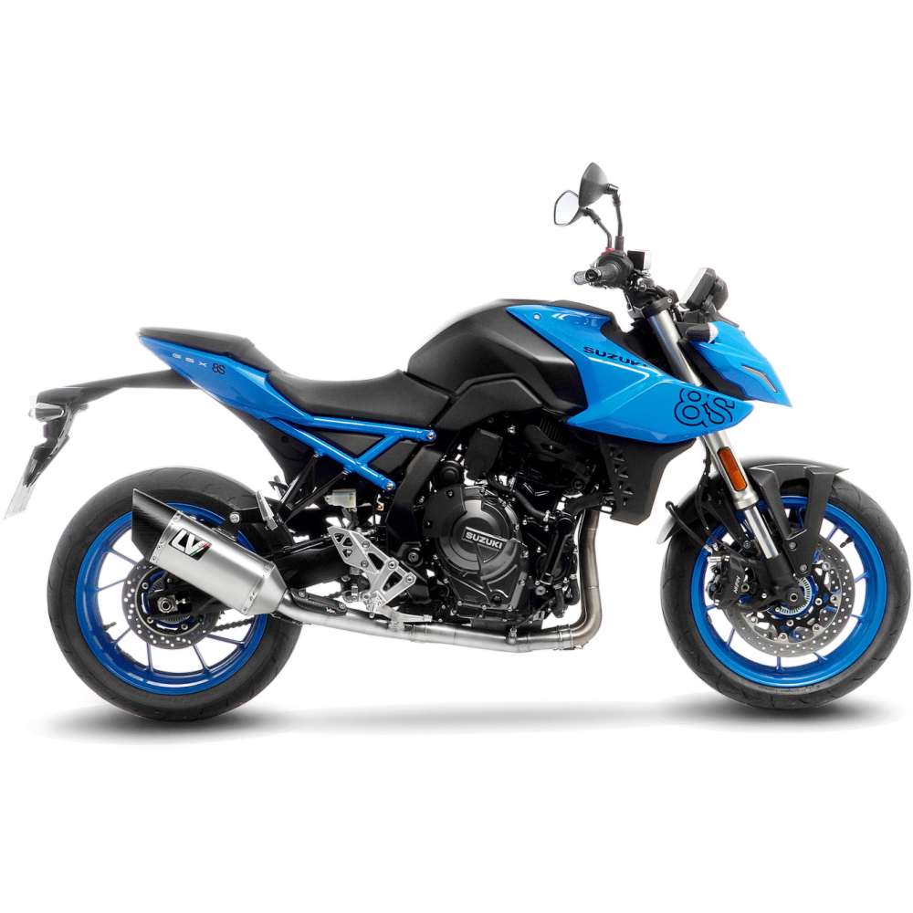 15606ULV LEOVINCE LV-14 R Exhaust System - 2-into-1 - Stainless Steel - GSX-8RS 2023-2024 1810-3218