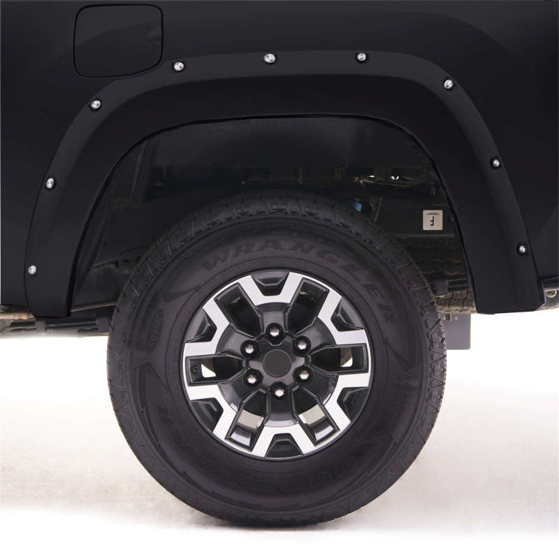 EGR 14+ Chev Silverado 6-8ft Bed Bolt-On Look Color Match Fender Flares - Set - Black 791574-GBA