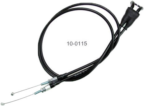 MOTION PROBlack Vinyl Throttle Push-Pull Cable Set10-0115